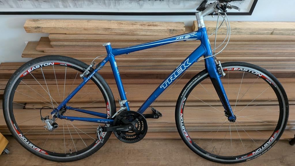 Trek 7.6 FX racefiets, voor onderdelen of opknappen, Fietsen en Brommers, Fietsen | Racefietsen, Gebruikt, Aluminium, Meer dan 20 versnellingen