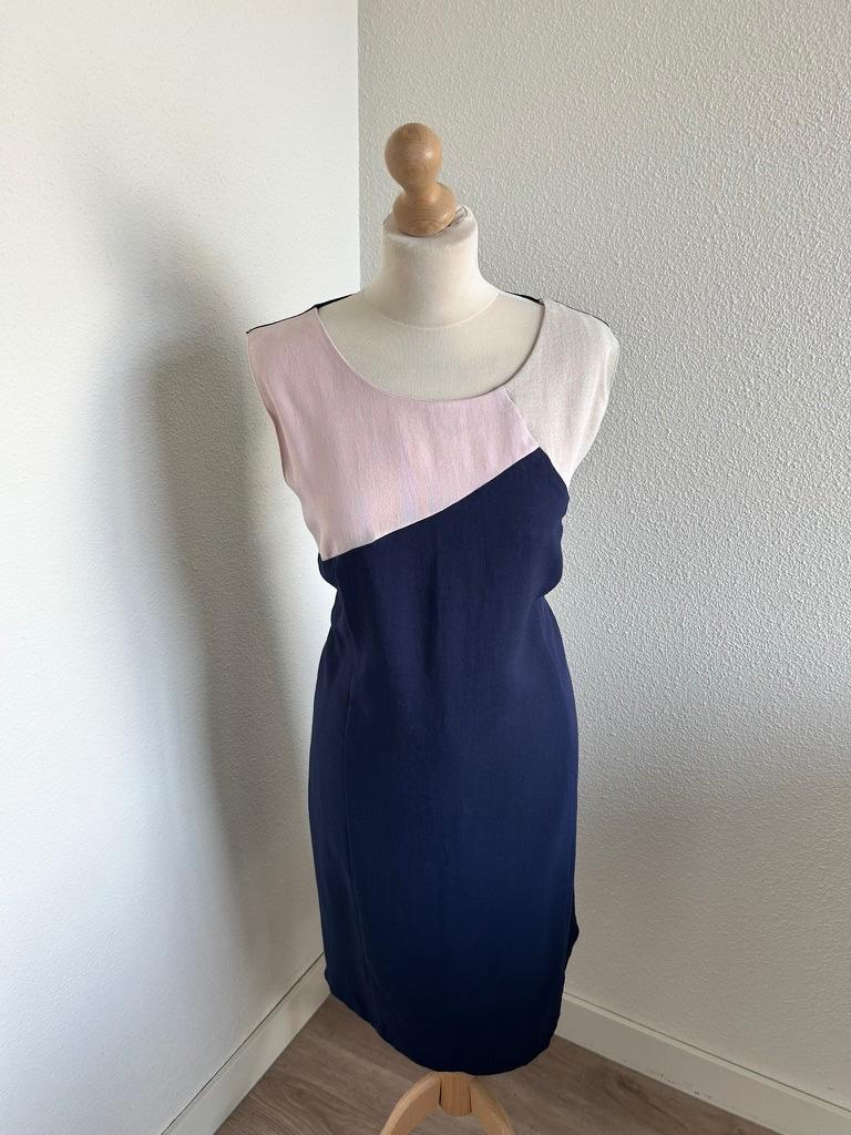 Micha maat 44 elegante zomer jurk 3155, Blauw, Maat 42/44 (L), Micha, Ophalen of Verzenden