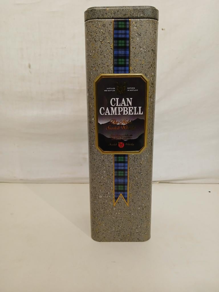 Clan Campbell Scotch Whisky Blik, Verzamelen, Niet bekend, Niet bekend, Gebruiksvoorwerp, Ophalen of Verzenden