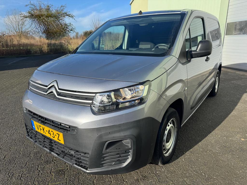 Citroën BerlingoVan 1.5 Bluehdi 75pk L1 Airco 2020 Grijs, Voorwielaandrijving, Stof, 4 cilinders, Citroën