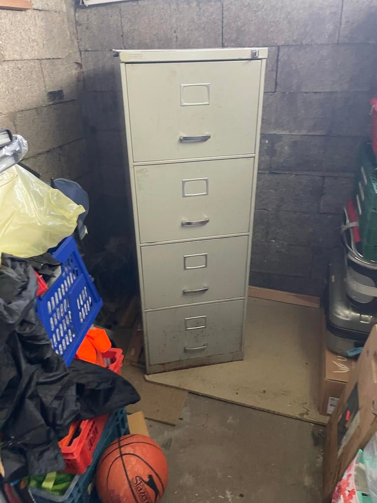 Metalen archiefkast met 4 laden, Ophalen of Verzenden, Gebruikt, Jongen of Meisje