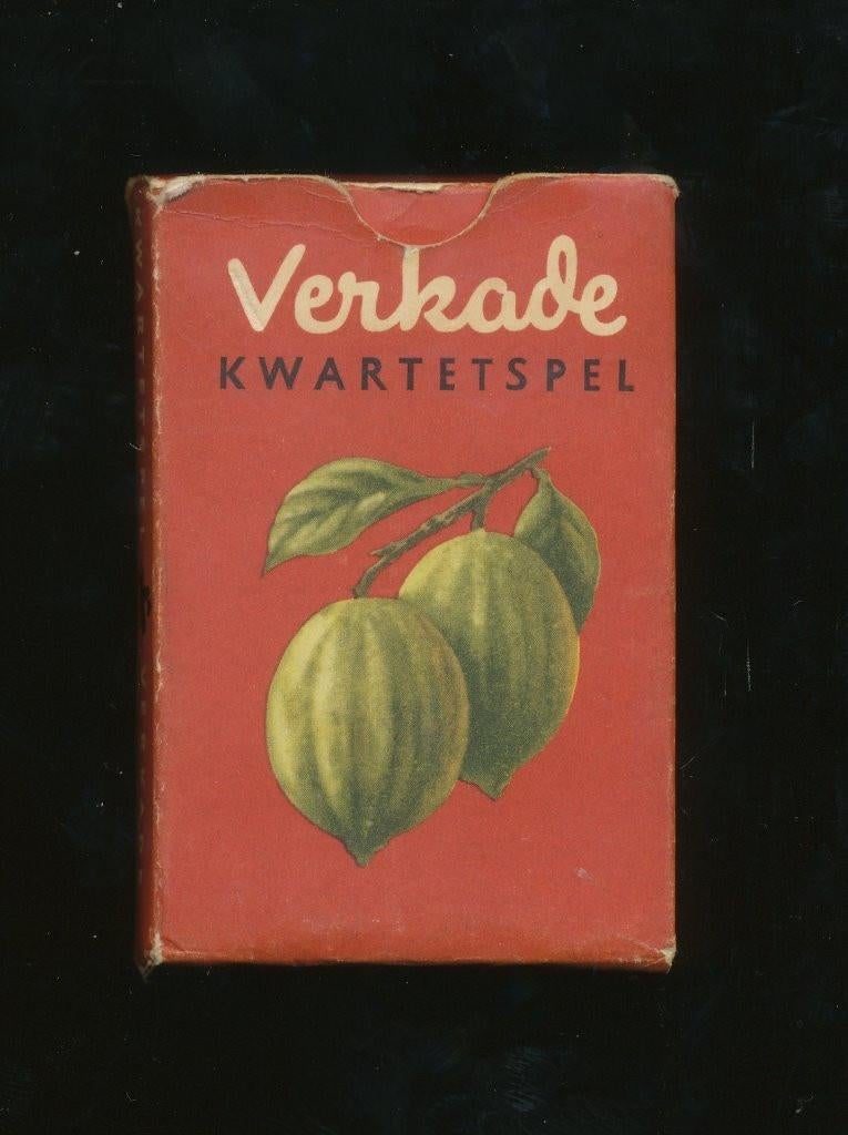 Vintage Verkade Kwartetspel, Verzamelen, Speelkaarten, Jokers en Kwartetten, Ophalen of Verzenden, Gebruikt, Kwartet(ten)