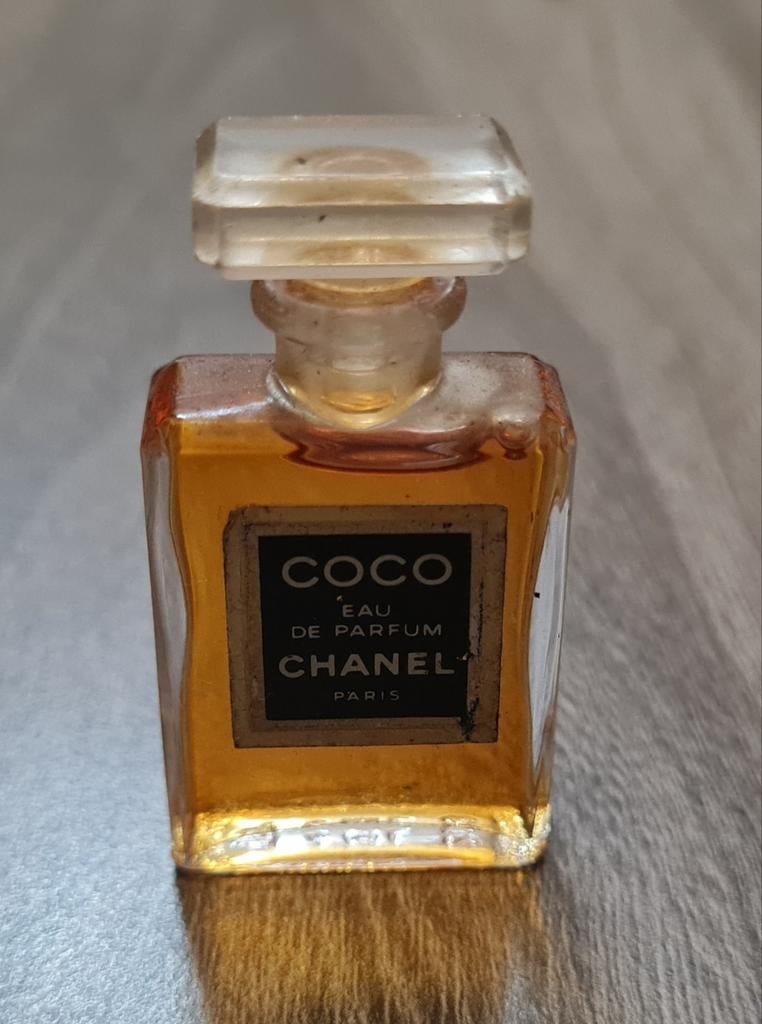 Coco Chanel vintage miniatuur parfum, Ophalen of Verzenden, Miniatuur