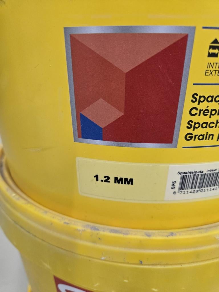 Zo goed als nieuwe SPS Spachtelputz 1.2 MM - 15KG, Ophalen of Verzenden, Zo goed als nieuw, Overige typen