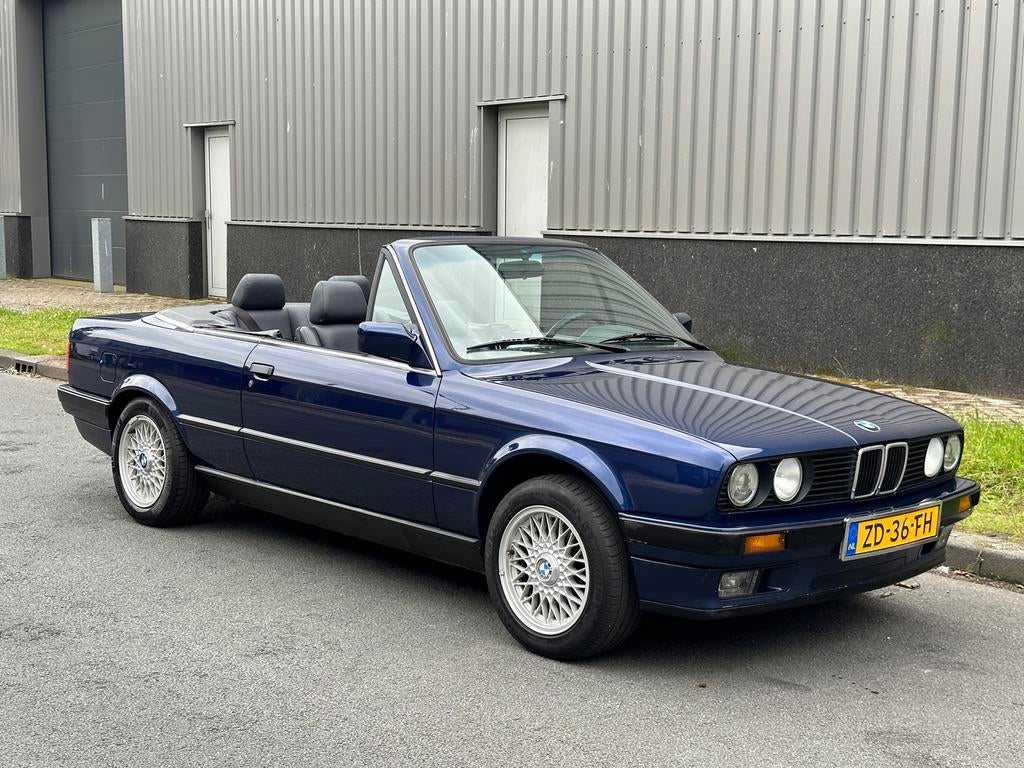 BMW 3-Serie 2.0 I 320 Cabriolet AUT U9 1991 Blauw, Automaat, Achterwielaandrijving, 1280 kg, Cabriolet