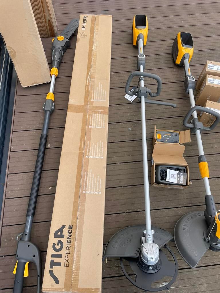 Stiga SBC 500 ae, Ophalen, Nieuw, 10 tot 30 cm, Accu