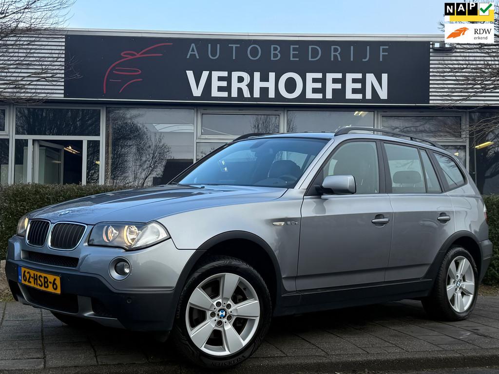 BMW X3 2.0d - AUTOMAAT - VOL LEDER - STOEL VERW - TREKHAAK -, Auto's, Automaat, 15 km/l, Zwart, 2000 kg