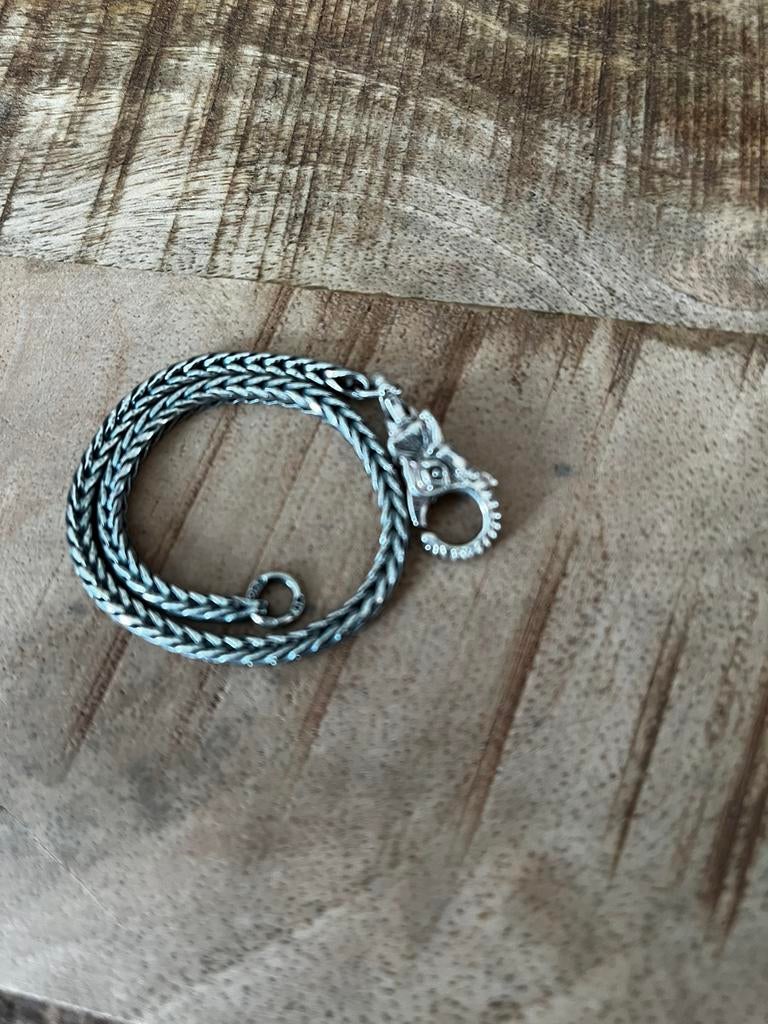 Zilveren armband, Ophalen of Verzenden, Zo goed als nieuw, Zilver