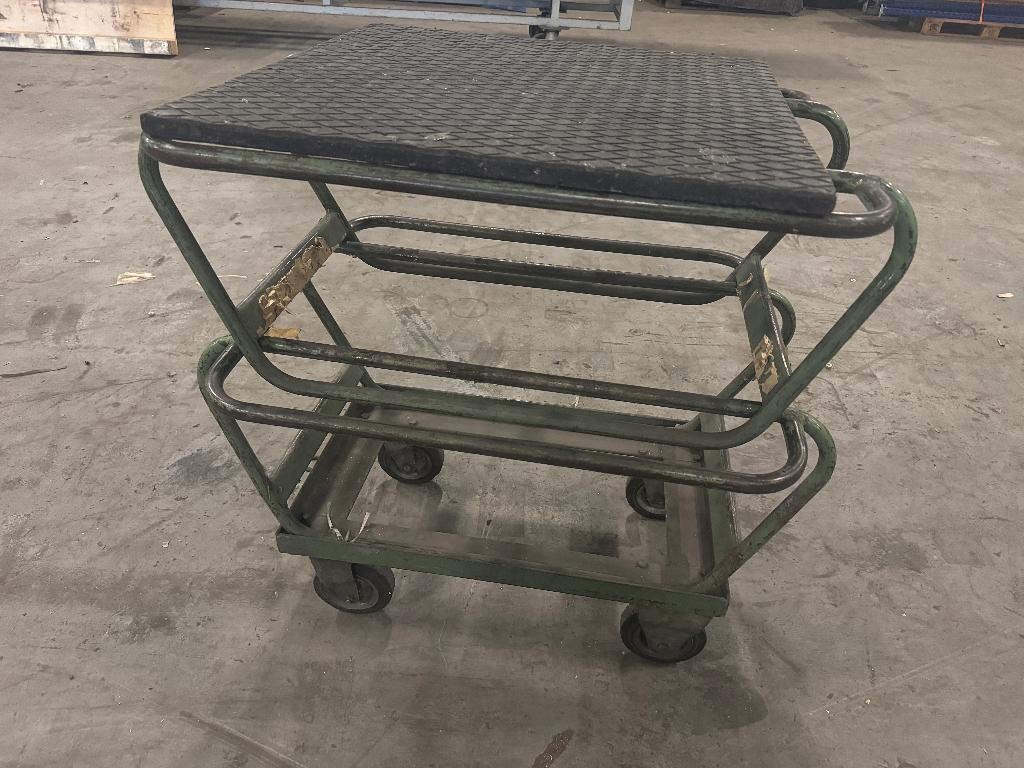 Mobiele modulaire werkbanken - 6 trolleys + 21 bokken, Doe-het-zelf en Verbouw, Werkbanken, Ophalen, Gebruikt, 170 cm of meer