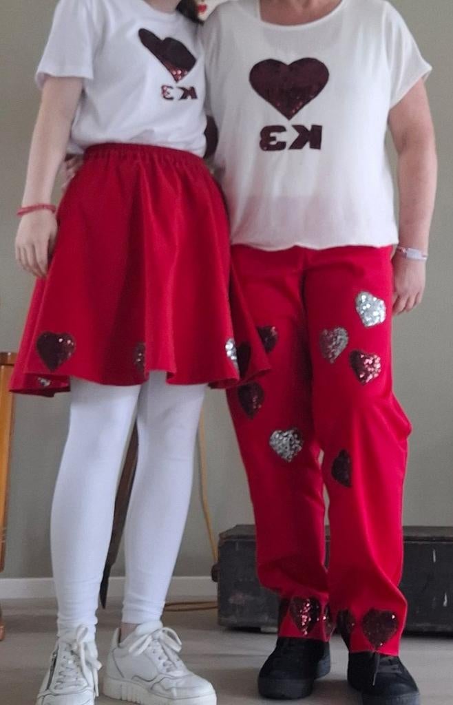 K3 outfits, 1x maat S/M, 1x maat 46/48/50, Kleding | Dames, Carnavalskleding en Feestkleding, Ophalen of Verzenden, Maat 46/48 (XL) of groter