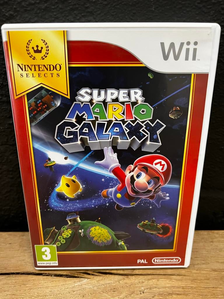 NINTENDO SELECTS Wii Super Mario Galaxy (compleet), 1 speler, Ophalen of Verzenden, Zo goed als nieuw, Vanaf 3 jaar