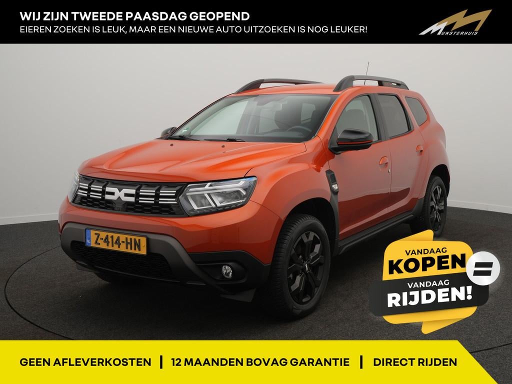 Dacia Duster TCe 150 EDC Extreme - RIJKLAARPRIJS - Automaat, 12 maanden, Leder en Stof, 1242 kg, SUV of Terreinwagen