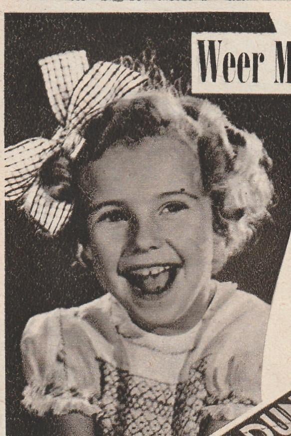 Retro reclame 1950 Van Dungen chocola meisje Dolly, Verzenden, Overige typen