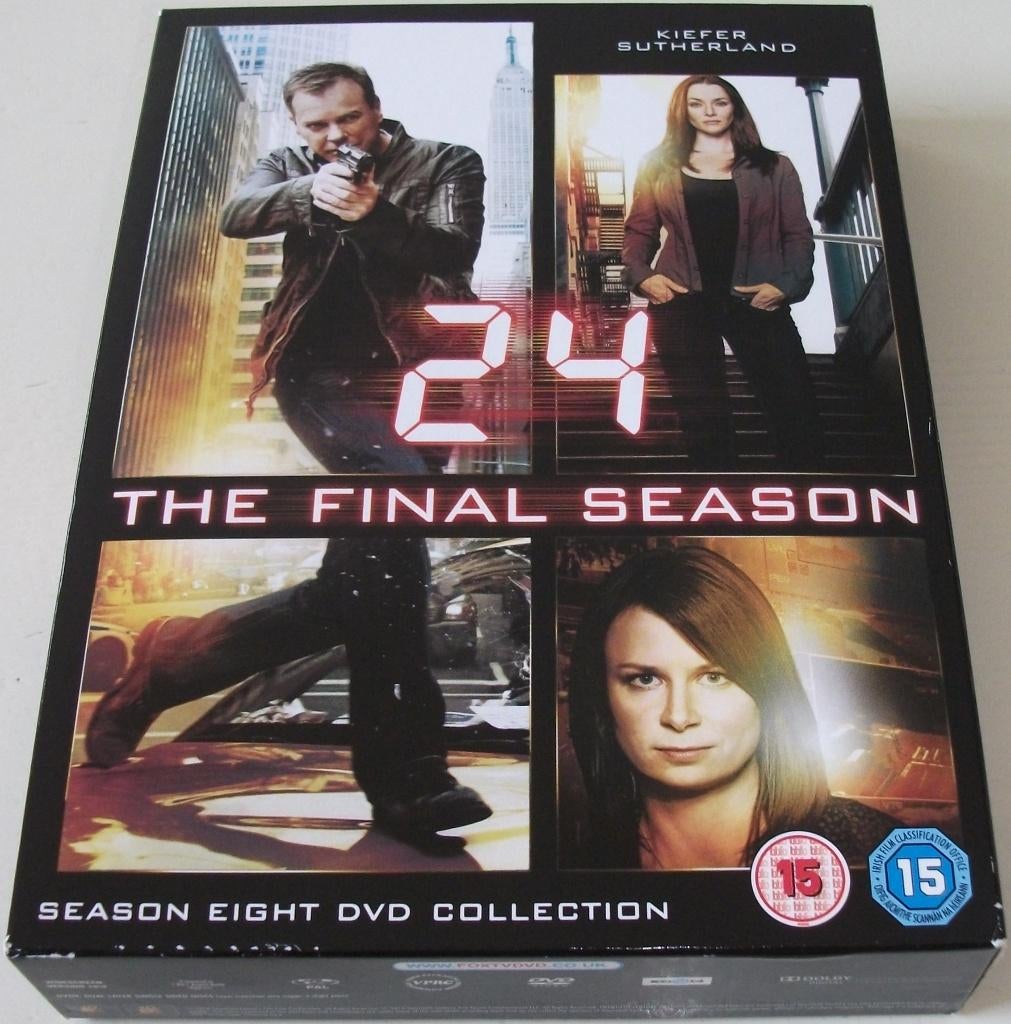 Dvd *** 24 *** 7-Disc Boxset Seizoen 8 The Final Season, Vanaf 16 jaar, Boxset, Ophalen of Verzenden, Zo goed als nieuw