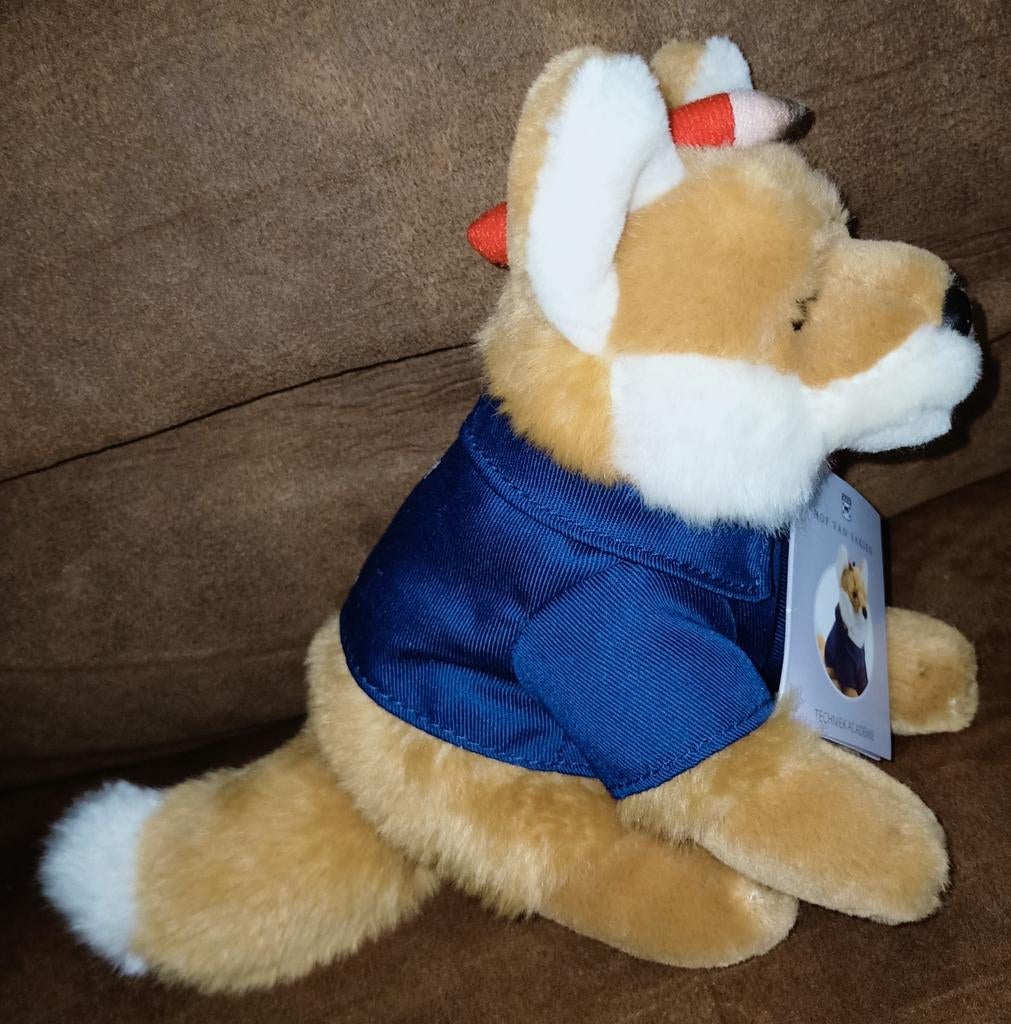 Hof van saksen, junior techneut, vos in jas met potlood., Ophalen of Verzenden, Nieuw