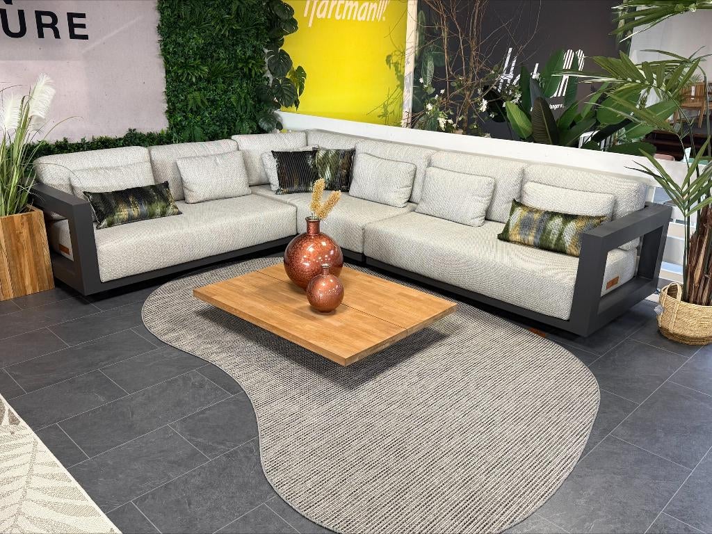 4SO Loungeset SHOWMODEL, Ophalen, 6 zitplaatsen, Aluminium, Zo goed als nieuw