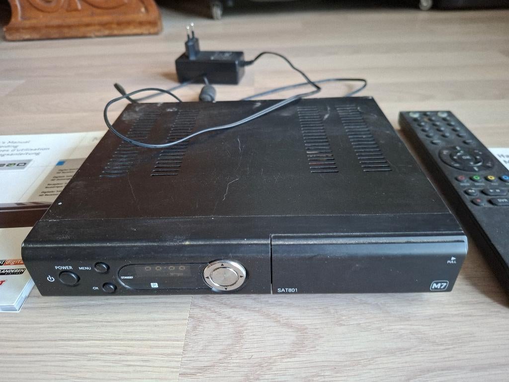 M7 SAT801 HD Satelliet ontvanger, Ophalen, Gebruikt, (Schotel)antenne-accessoires, Overige merken
