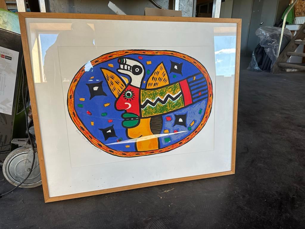 Clemens Briels - Birds Eye - Genummerde en gesigneerde litho, Antiek en Kunst, Ophalen of Verzenden