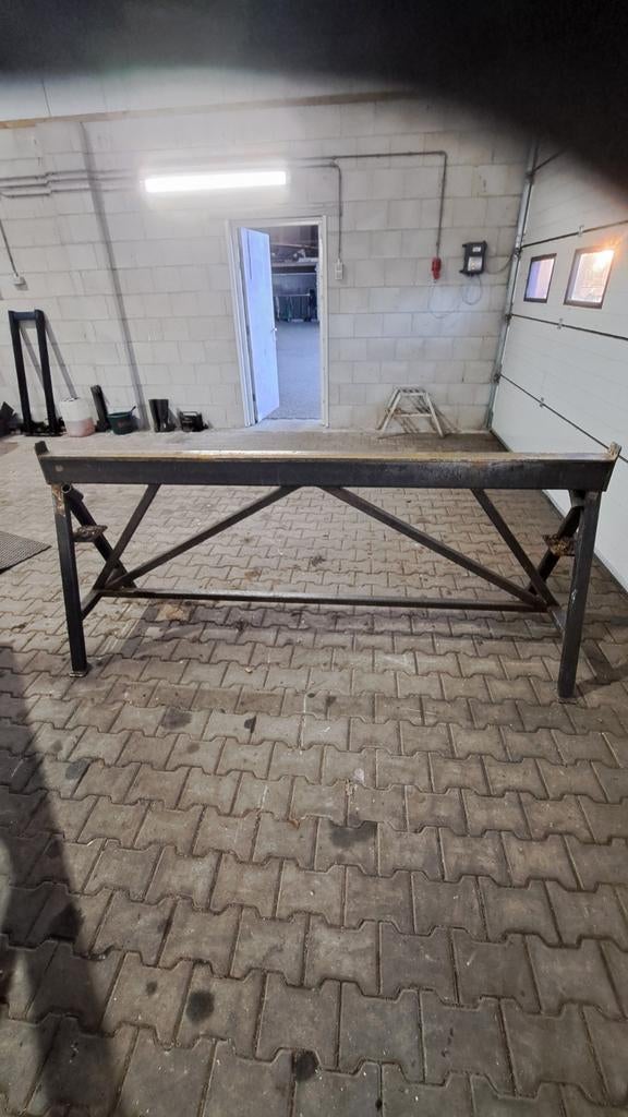 Stalen schragen/lasbokken, Ophalen