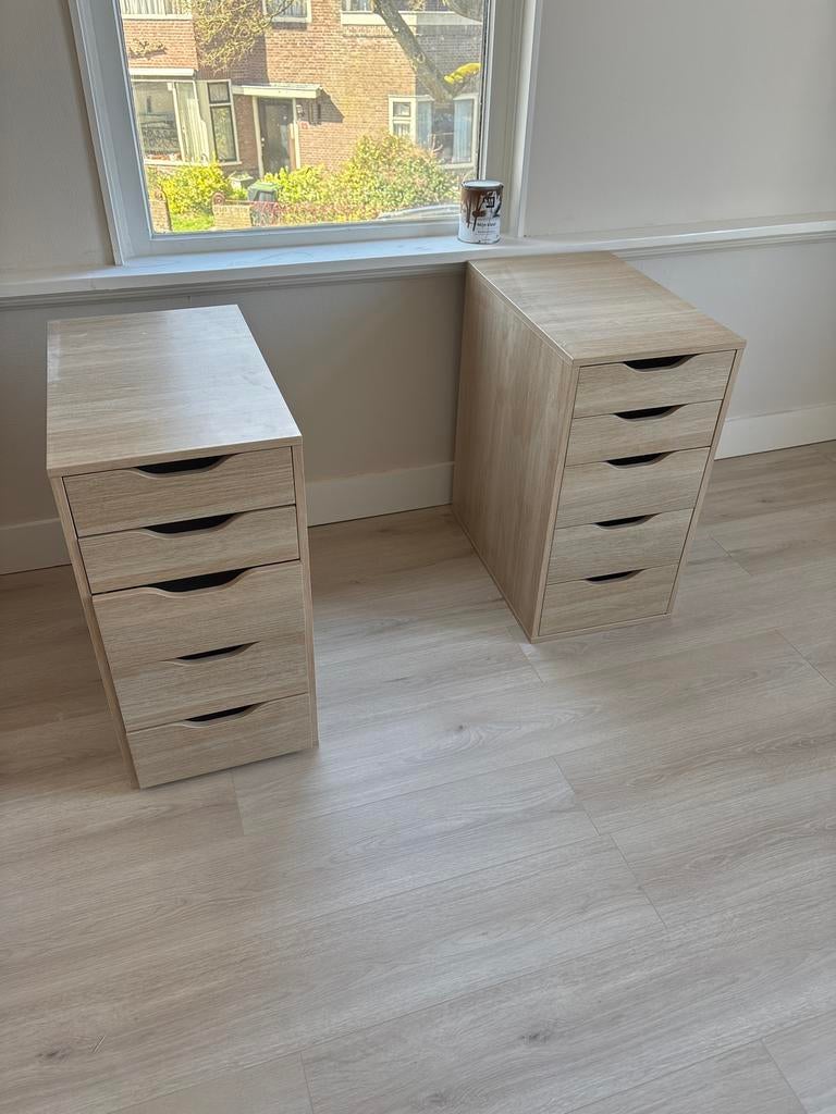IKEA Alex kastje 2 x, Minder dan 50 cm, 5 laden of meer, Nieuw, Ophalen of Verzenden