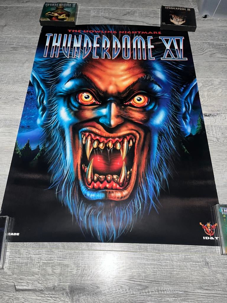 Thunderdome XV originele poster, Rechthoekig Staand, Ophalen of Verzenden, Zo goed als nieuw, A1 t/m A3