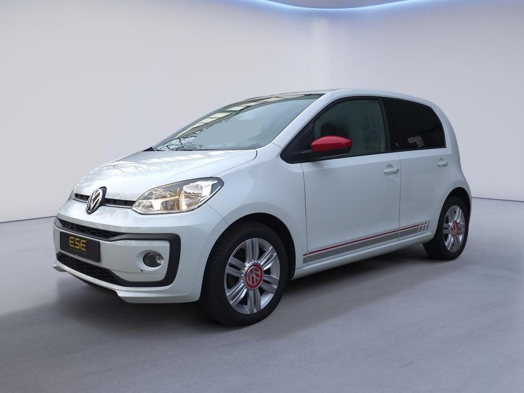 Volkswagen Up! 1.0 BMT up! beats | Stoelverwarming | Parkeer, Auto's, Voorwielaandrijving, Stof, 4 stoelen, Wit