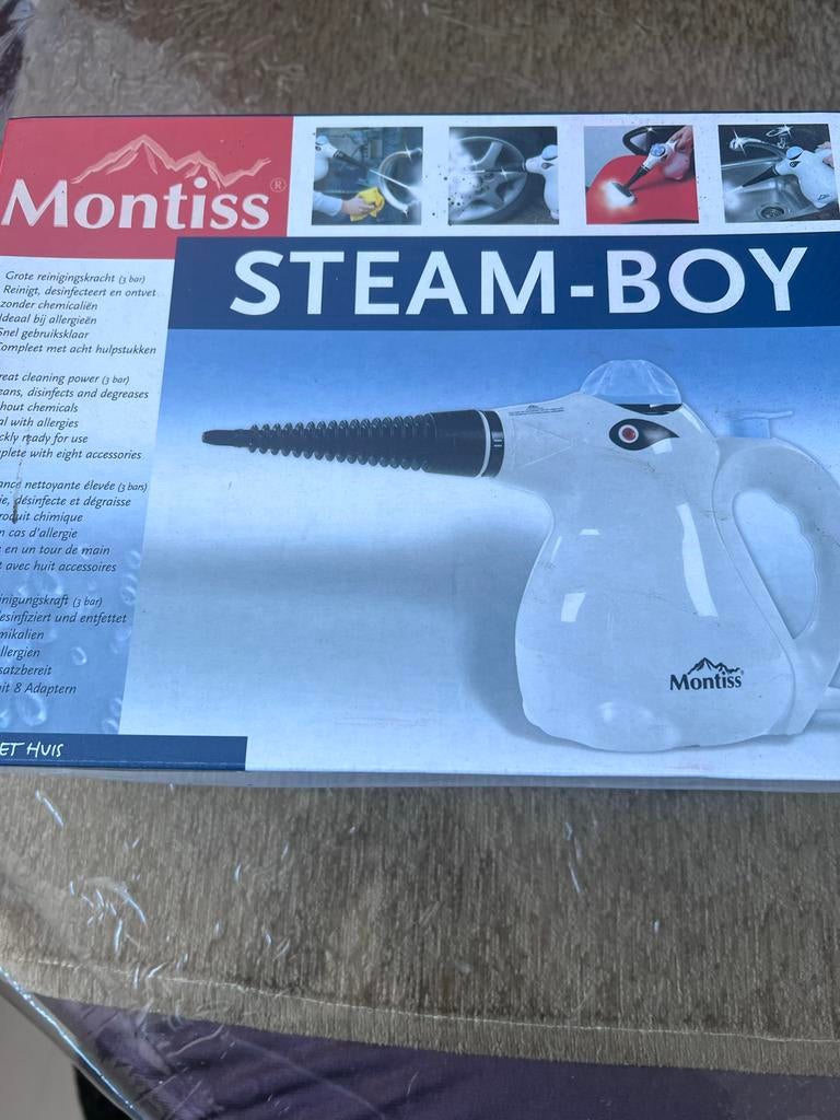 Montiss Steam-Boy Stoomreiniger - Multifunctioneel, Ophalen of Verzenden, Overige typen