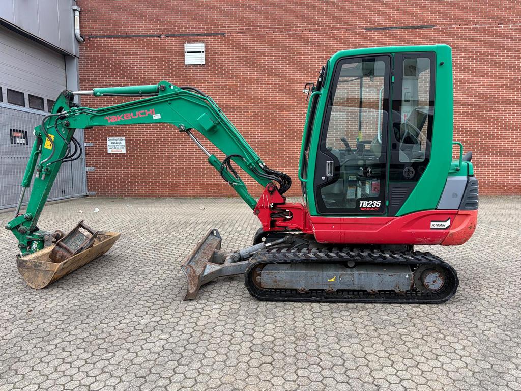 Takeuchi TB235 minigraver | 3,5 ton | Powertilt |, Ophalen, Graafmachine