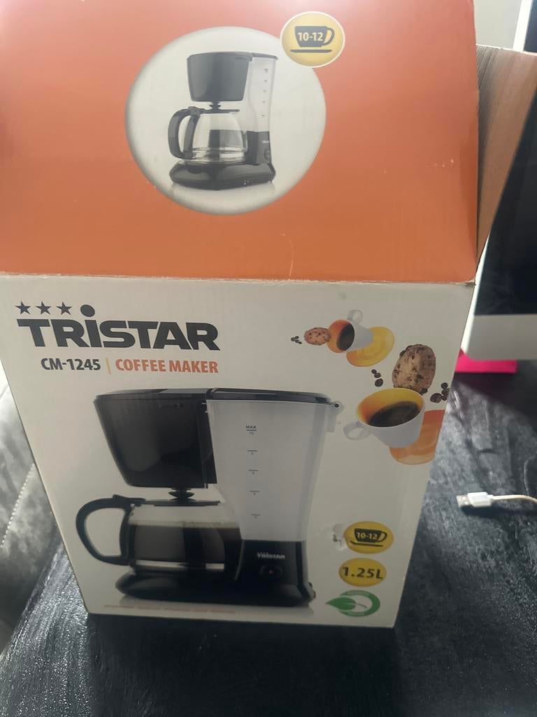 Tristar CM-1245 Koffiezetapparaat - Nieuw in doos, 10 kopjes of meer, Gemalen koffie, Ophalen of Verzenden, Koffiemachine