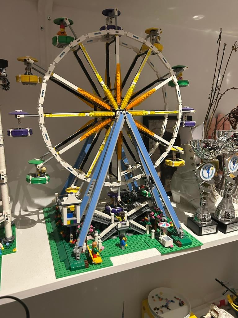 Lego Creator Reuzenrad 10247 - Zo goed als nieuw!, Ophalen of Verzenden, Zo goed als nieuw, Complete set, Lego