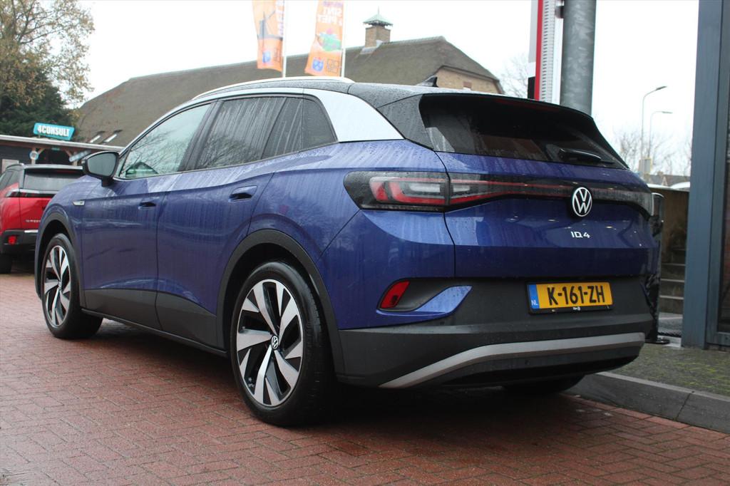VOLKSWAGEN Id.4 77kWh *1st* | Trekhaak | Carplay | Camera |, Automaat, Gebruikt, Blauw, Leder en Stof