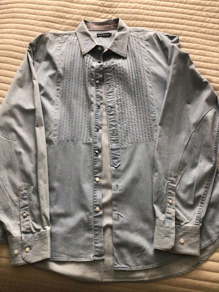 Spijkerbloes XL, Kleding | Heren, Ophalen, Zo goed als nieuw, Halswijdte 43/44 (XL)