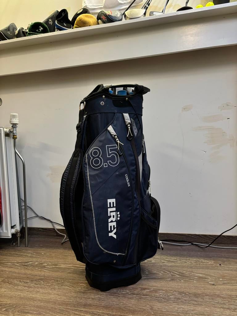 Elrey cartbag 8.5 - Prachtige golftas, Ophalen of Verzenden, Zo goed als nieuw, Tas, Overige merken