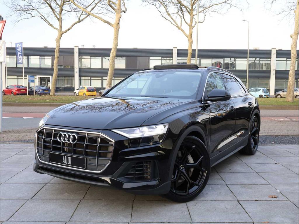 Audi Q8 55 eTFSI Quattro 340PK Automaat 2022, Automaat, Gebruikt, Q8, Bedrijf