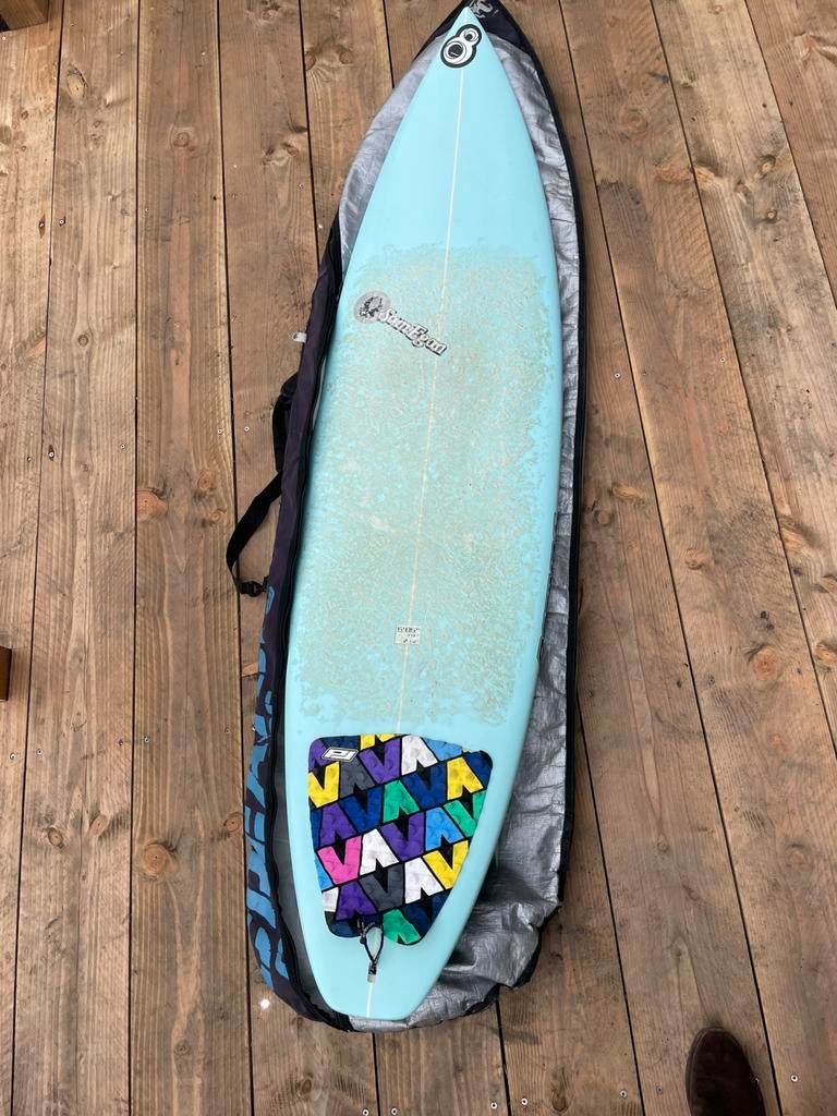 Surfboard Sam Egan Resin8 6’06, Ophalen, Gebruikt, Shortboard, Met draagtas