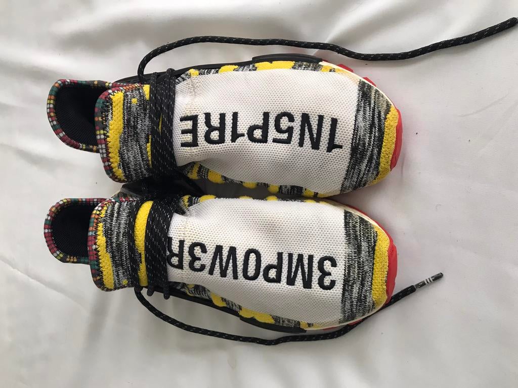 Adidas X Pharrell Williams Solar Pack, Overige kleuren, Ophalen of Verzenden, Sneakers of Gympen, Gedragen