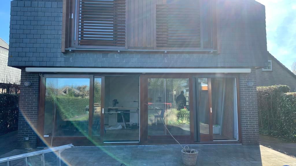 Zonnescherm 7 meter,  Landsmeer, Ophalen, Zo goed als nieuw