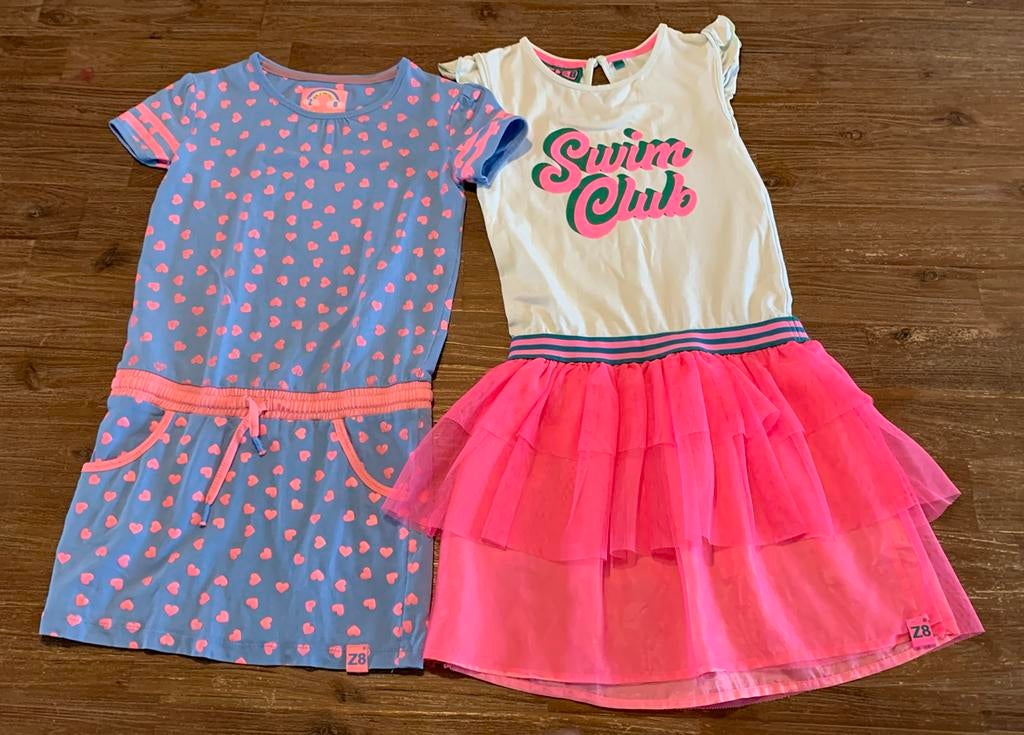 Jurk Z8 maat 128 - 134, Kinderen en Baby's, Kinderkleding | Maat 128, Ophalen of Verzenden, Gebruikt, Meisje, Jurk of Rok