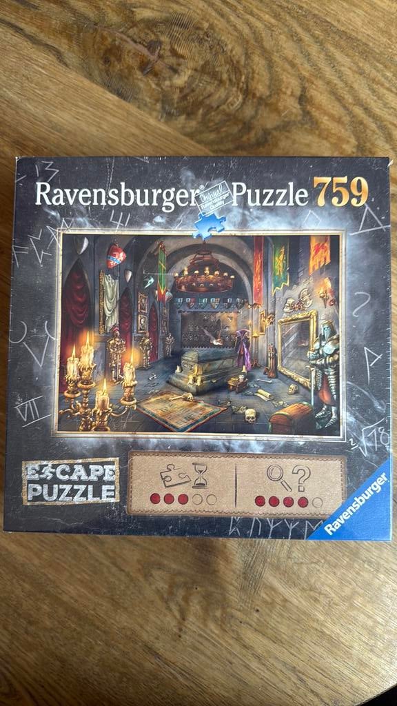 Ravensburger escape puzzle, Ophalen of Verzenden, 500 t/m 1500 stukjes, Zo goed als nieuw, Legpuzzel