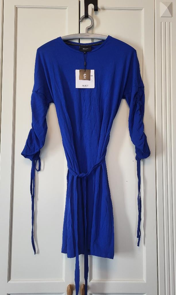 Nieuw! Object jurk, kobalt blauw, maat M, Maat 38/40 (M), Blauw, Object, Nieuw