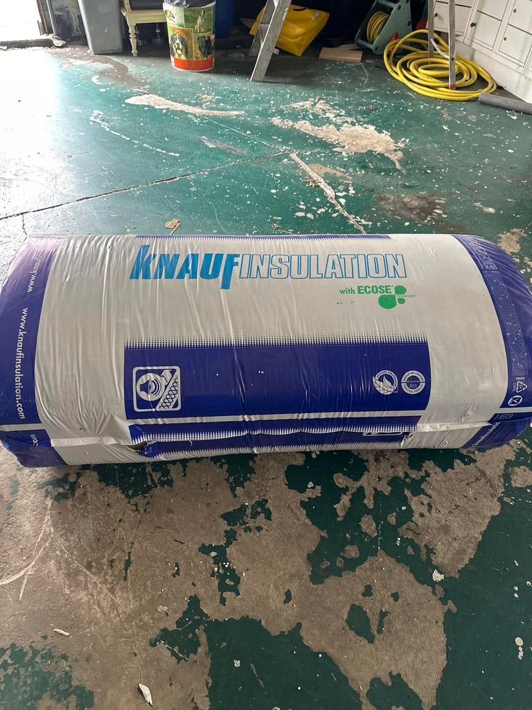 Knauf Acoustifit Isolatiepak - 100mm dik, 6,48 m², Ophalen, Nieuw, 5 tot 10 m², Muurisolatie