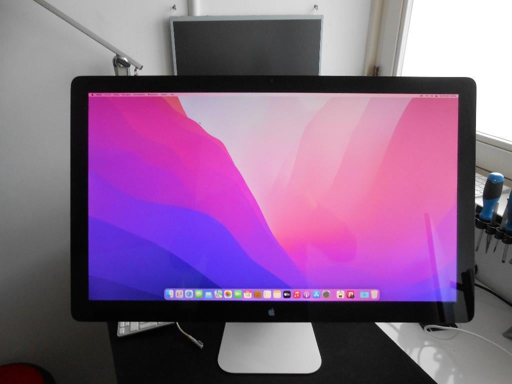 Apple Thunderbolt display 27 inch, Ophalen, IPS, Zo goed als nieuw, Quad HD (2K)