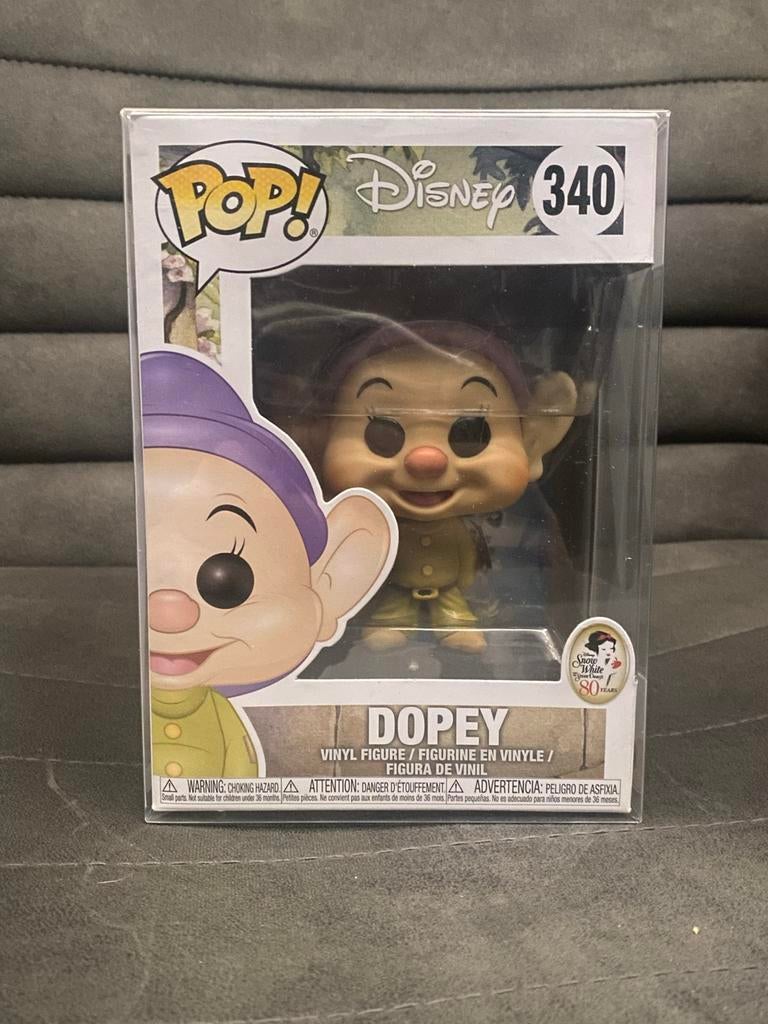 Funko Pop! Disney Sneeuwwitje Dopey 340, Verzamelen, Verzenden, Zo goed als nieuw