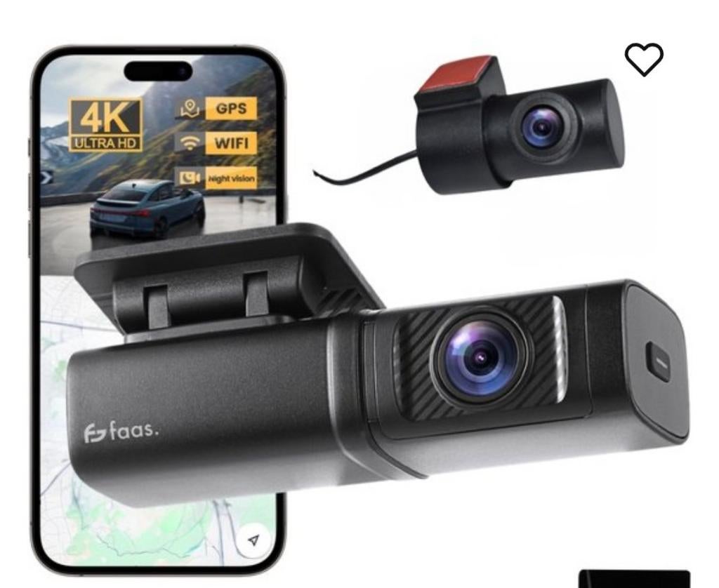 FAAS dual dashcams, Ophalen of Verzenden, Nieuw