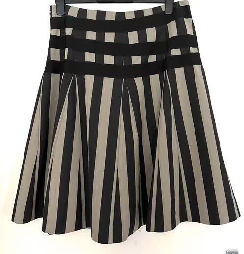 Erny van Reijmersdal gestreepte rok maat 44[v], Kleding | Dames, Zwart, Maat 42/44 (L), Ophalen of Verzenden, Zo goed als nieuw