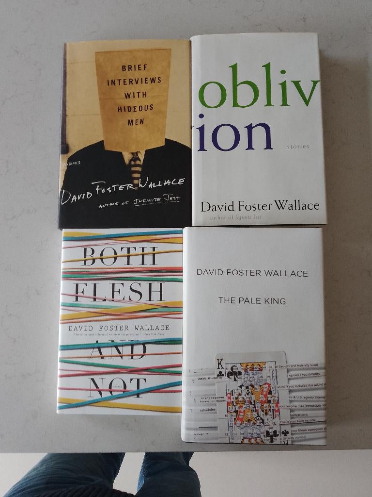 4 x David Foster Wallace - First editions hardback Engels, Ophalen of Verzenden, Zo goed als nieuw, Amerika