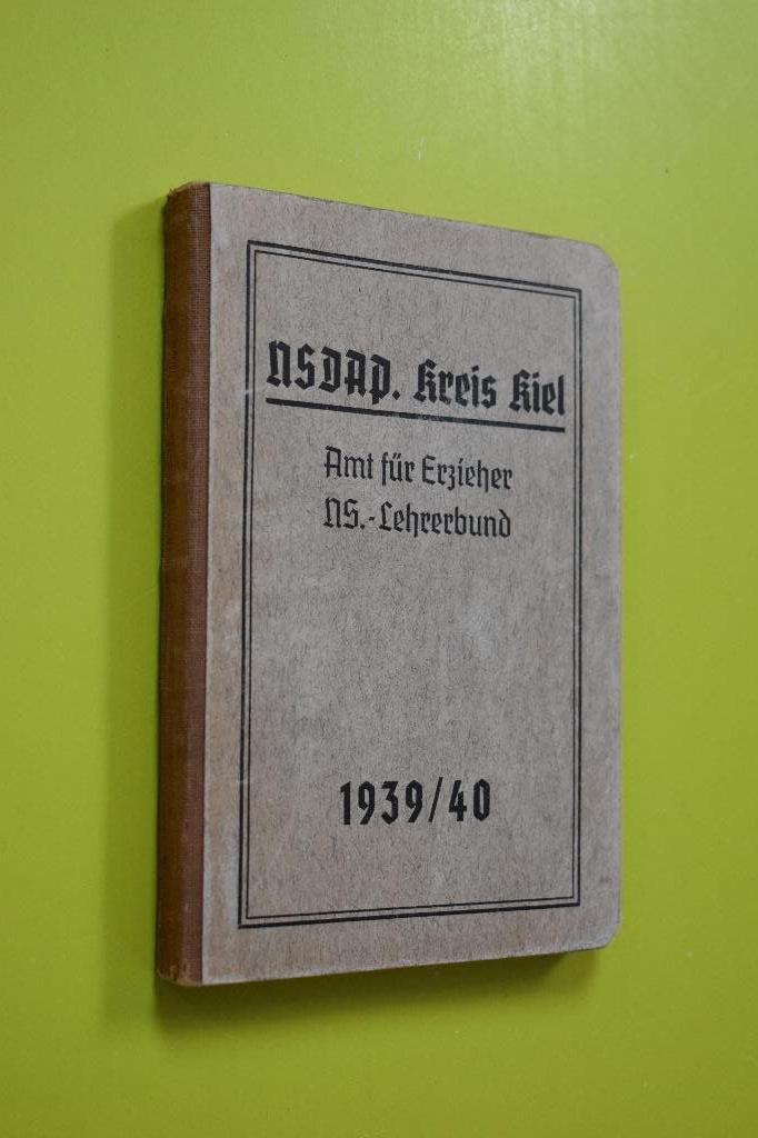 NSDAP Kreis Kiel 1939-1940-, Verzamelen, Militaria | Tweede Wereldoorlog, Ophalen of Verzenden, Overige soorten, Duitsland, Boek of Tijdschrift