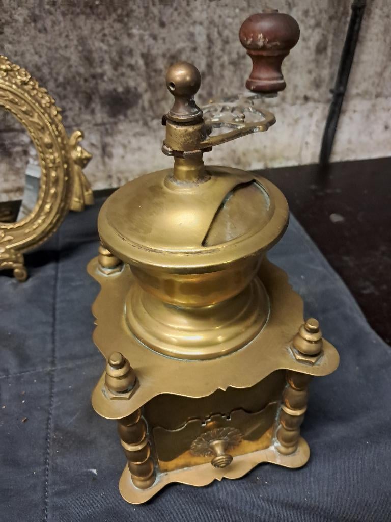 koffiemolen brons, Antiek en Kunst, Ophalen of Verzenden