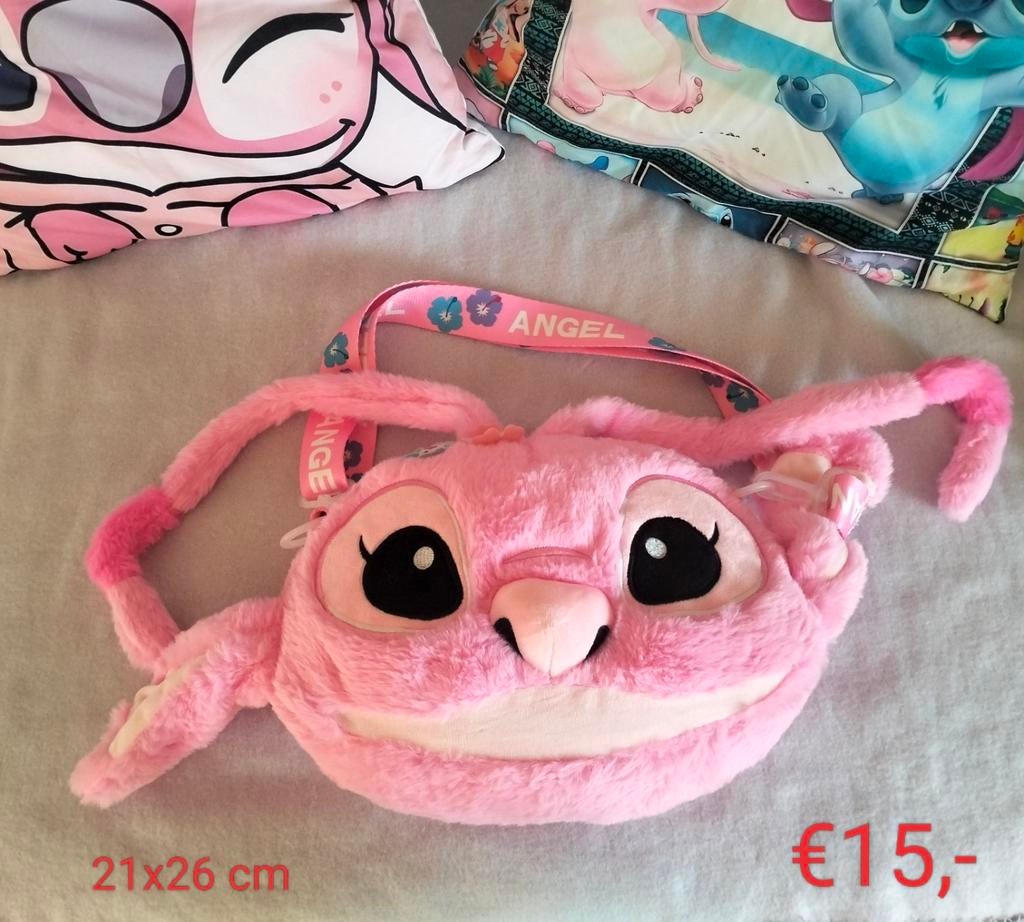 Stitch fluffy handtas Angel met bloemen rand, Kinderen en Baby's, Kindermode-accessoires, Ophalen of Verzenden, Nieuw, Onbekend