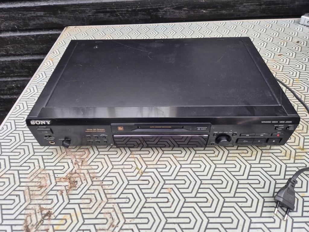 Sony minidisc speler en recorder mds-je520, Ophalen of Verzenden, Minidisc-recorder